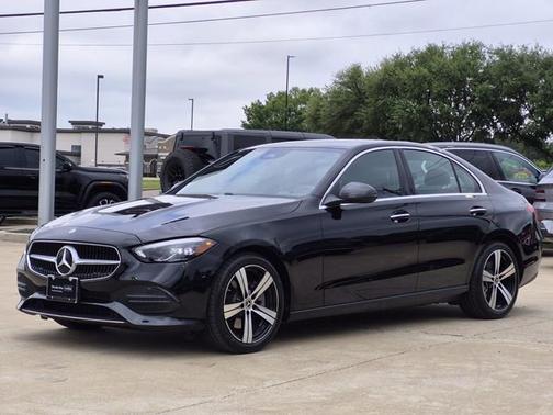 Black 2025 Mercedes-Benz C-Class C 300