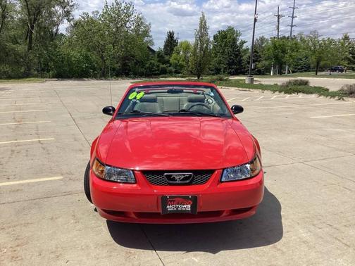 Red 2004 Ford Mustang Deluxe