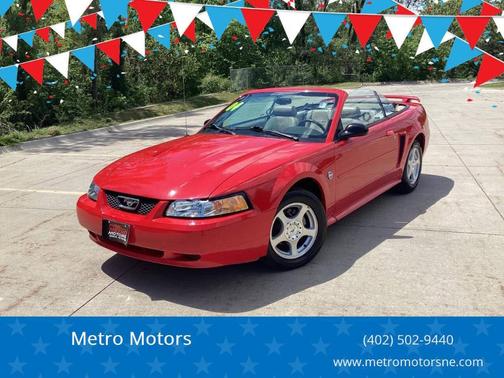 Red 2004 Ford Mustang Deluxe