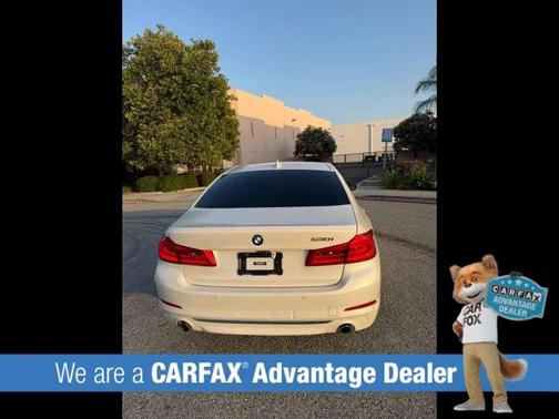 White 2018 BMW 530 530i Sedan 4D