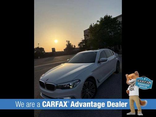 White 2018 BMW 530 530i Sedan 4D