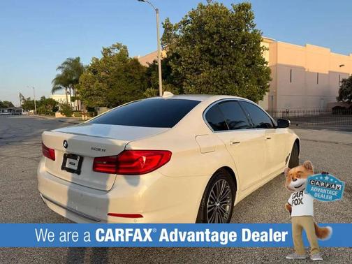 White 2018 BMW 530 530i Sedan 4D