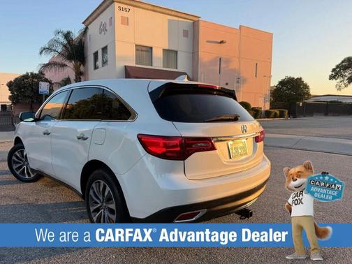 White 2015 Acura MDX Sport Utility 4D
