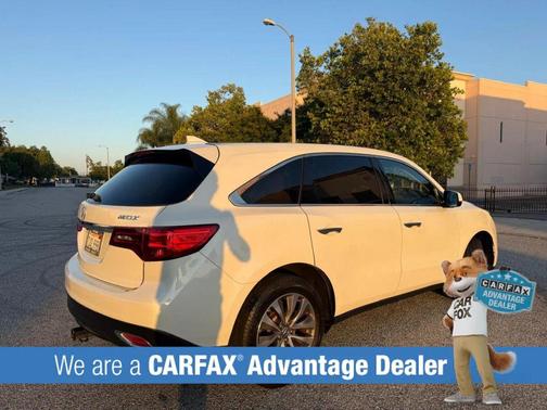 White 2015 Acura MDX Sport Utility 4D