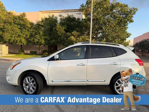 Pearl White 2012 Nissan Rogue SV w/SL Pkg