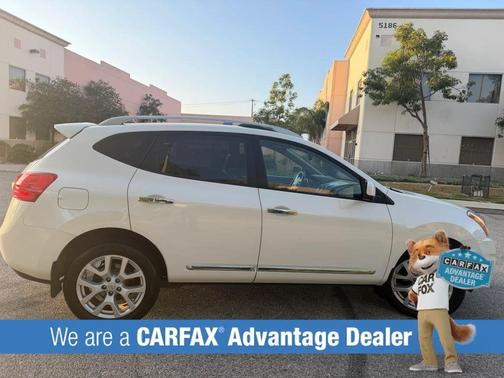 Pearl White 2012 Nissan Rogue SV w/SL Pkg