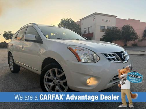 Pearl White 2012 Nissan Rogue SV w/SL Pkg