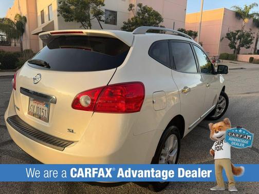 Pearl White 2012 Nissan Rogue SV w/SL Pkg