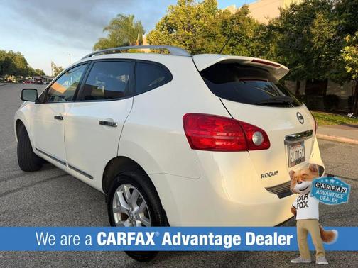 Pearl White 2012 Nissan Rogue SV w/SL Pkg