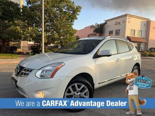 Pearl White 2012 Nissan Rogue SV w/SL Pkg