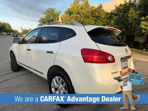 Pearl White 2012 Nissan Rogue SV w/SL Pkg