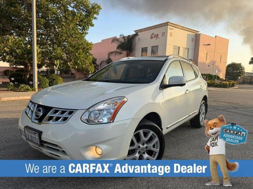 Pearl White 2012 Nissan Rogue SV w/SL Pkg