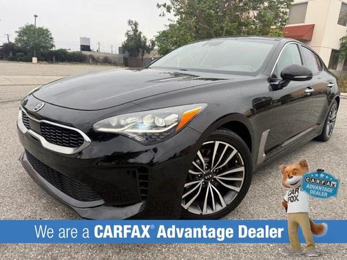 Black 2018 Kia Stinger Premium Sedan 4D