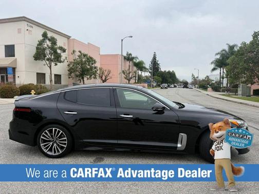 Black 2018 Kia Stinger Premium Sedan 4D