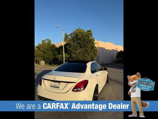 White 2017 Mercedes-Benz C-Class Sport