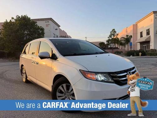White Diamond Pearl 2017 Honda Odyssey EX-L