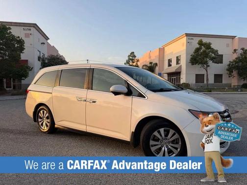 White Diamond Pearl 2017 Honda Odyssey EX-L