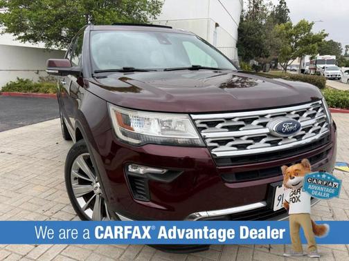 Barcelona Red 2018 Ford Explorer Limited