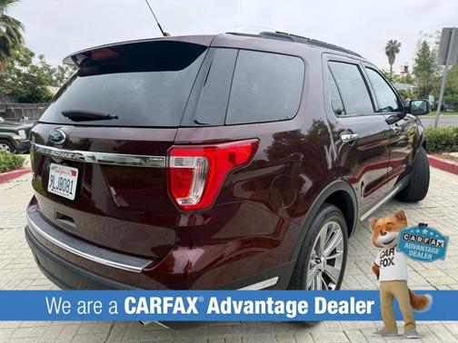 Barcelona Red 2018 Ford Explorer Limited