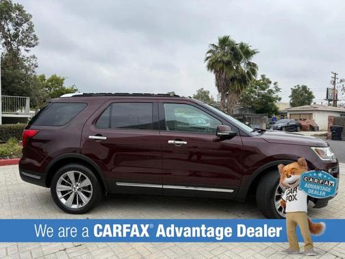 Barcelona Red 2018 Ford Explorer Limited