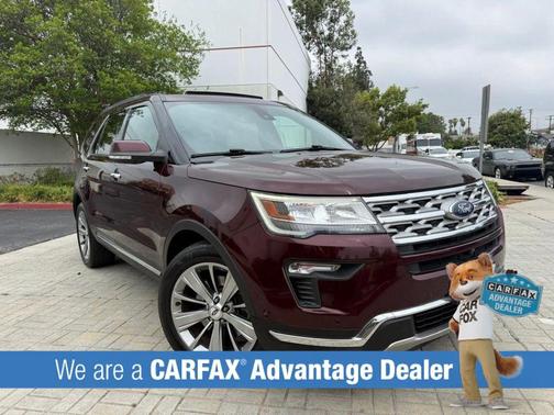 Barcelona Red 2018 Ford Explorer Limited