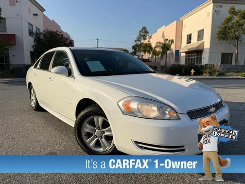 White 2015 Chevrolet Impala Limited LS