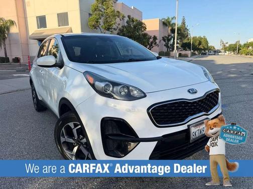 Clear White 2020 Kia Sportage LX