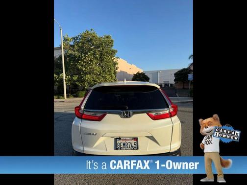 White Diamond Pearl 2018 Honda CR-V EX