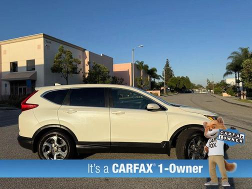 White Diamond Pearl 2018 Honda CR-V EX