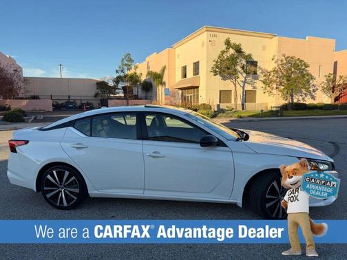 White 2021 Nissan Altima SR FWD