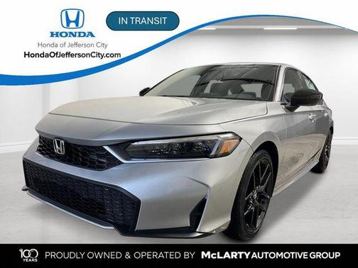 Solar Silver Metallic 2026 Honda Civic Hybrid Sport