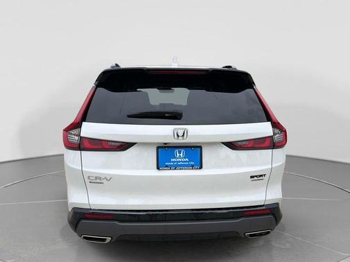 Platinum White Pearl 2025 Honda CR-V Hybrid Sport Touring AWD