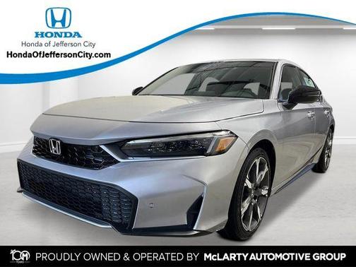Solar Silver Metallic 2026 Honda Civic Hybrid Sport Touring