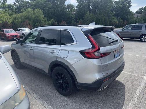 Solar Silver Metallic 2025 Honda CR-V Hybrid Sport AWD