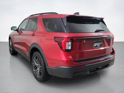 Rapid Red Metallic Tinted Clearcoat 2025 Ford Explorer ST-Line