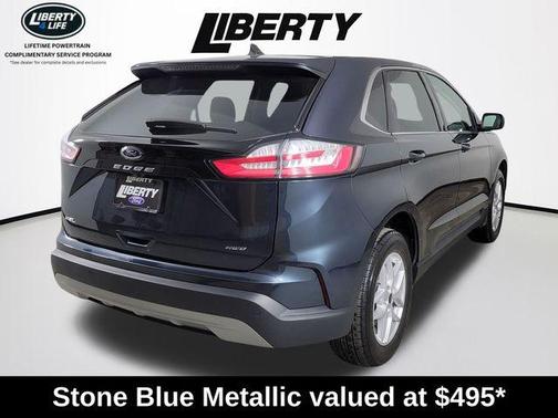 Stone Blue Metallic 2023 Ford Edge SEL