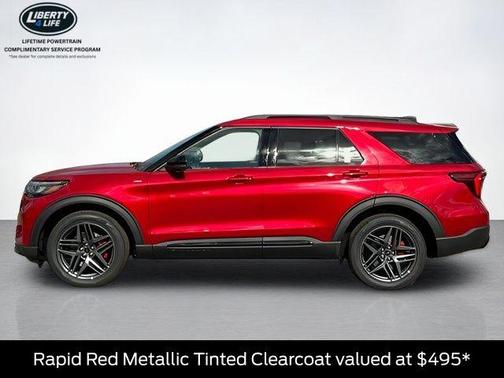 Red Metallic 2026 Ford Explorer ST-Line