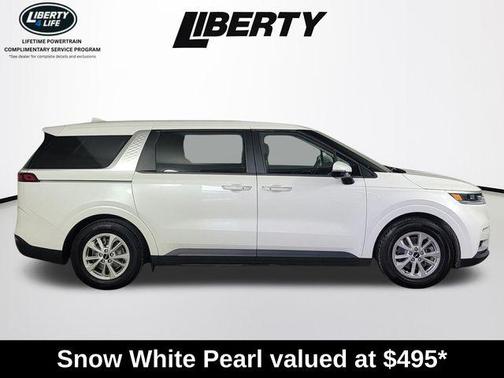 Snow White Pearl 2023 Kia Carnival LX Seat Package