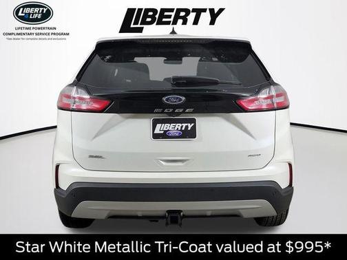 White Metallic 2023 Ford Edge SEL
