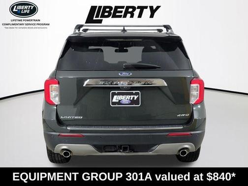 Forged Green Metallic 2023 Ford Explorer Limited