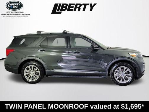 Forged Green Metallic 2023 Ford Explorer Limited