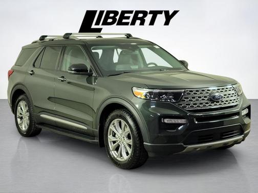 Forged Green Metallic 2023 Ford Explorer Limited
