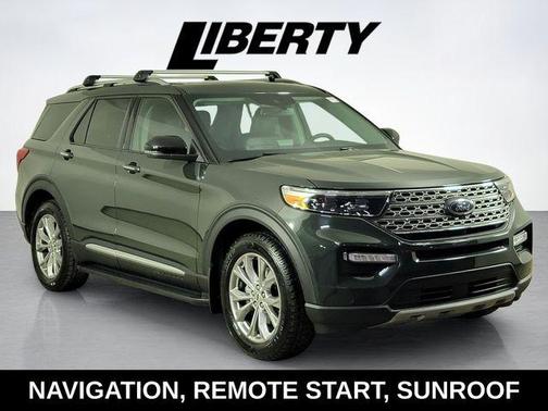 Forged Green Metallic 2023 Ford Explorer Limited