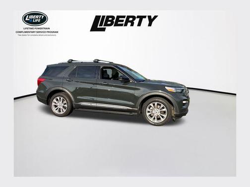 Forged Green Metallic 2023 Ford Explorer Limited