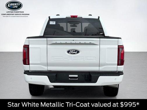 White Metallic 2025 Ford F-150 Platinum