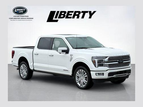 White Metallic 2025 Ford F-150 Platinum