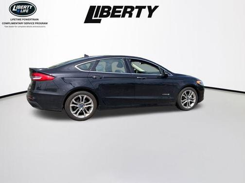 Agate Black 2019 Ford Fusion Hybrid Titanium