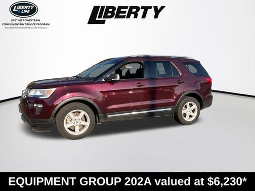Burgundy Velvet Metallic Tinted Clearcoat 2019 Ford Explorer XLT