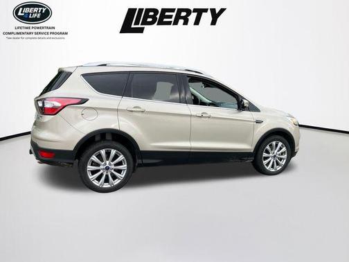 White Gold Metallic 2018 Ford Escape Titanium