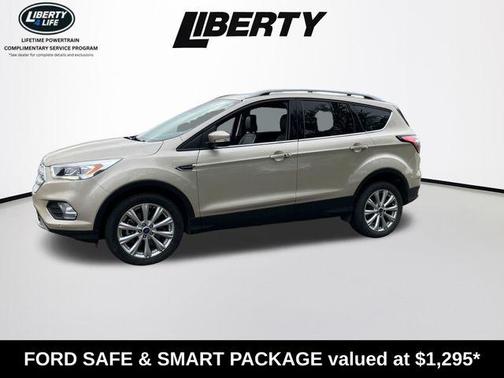 White Gold Metallic 2018 Ford Escape Titanium